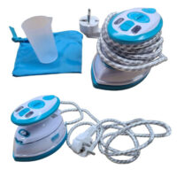 Mini ferro a vapore con appoggiaferro in silicone, ideas patch&quilt