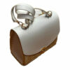 Borsa "kelly" marrone fondo cm 24 x 11