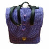 Borsa "zainetto" nero  fondo cm 22 x 12 - immagine 2