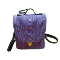 Borsa "zainetto" nero  fondo cm 22 x 12