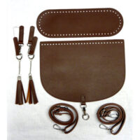 Borsa "zainetto"  fondo ovale cm 30 x 10, fondo, ganci e tracolle