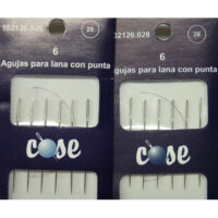Aghi con punta cose' chenille/lana n°26-28