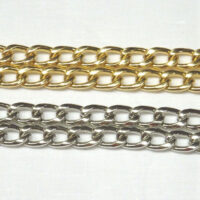 Catenella per borsetta cm 121, metallo colore oro-argento