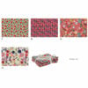 Patchy flowers 4 pezzi da cm 44 x 55, Stafil