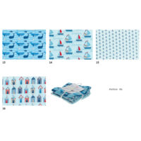 Patchy Sea 4 pezzi da cm 44 x 55, Stafil