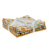 Patchy yellow flowers 4 pezzi da cm 44 x 55, Stafil