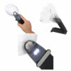 lente ingrandimento da mano e da tavolo, con luce Carson FH-25 - immagine 2