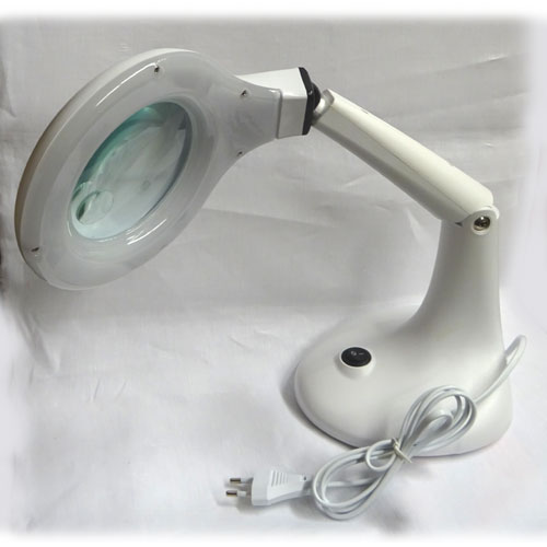 Lp70b Lampada da tavolo a led (15 led SMD) - lente 3x + lentino 8x