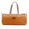 Borsa portalavoro/sac a ouvrage polochon, DMC Eco-Vita khaki/ecrù - immagine 2