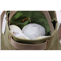Zaino portalavoro/sac a dos, DMC Eco-Vita khaki/ecrù