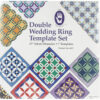 Double wedding ring template set cm 43, marti michell 8017