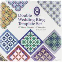 Double wedding ring template set cm 43, marti michell 8017