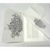 Punchneedle, flower basket by Bobbie Marek, kit disegno stampato su cotone - immagine 2