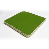 Tombolo piatto quadrato cm 25, verde