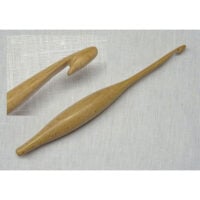 Uncinetto  in legno di faggio n° 5 cm 17,3