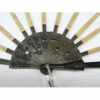 Struttura ventaglio ebano con traforo ed intaglio cm 26 - immagine 3