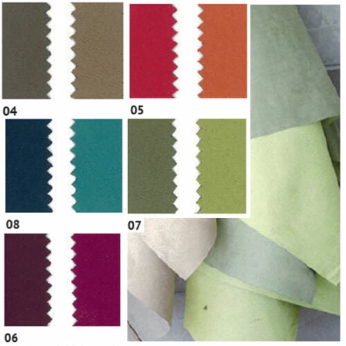 tessuto similpelle "alcantara" doubleface altezza cm 140, vendita a multipli di cm 50