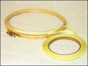 Nastro per telai ricamo e quilter mm 6 , mt 3