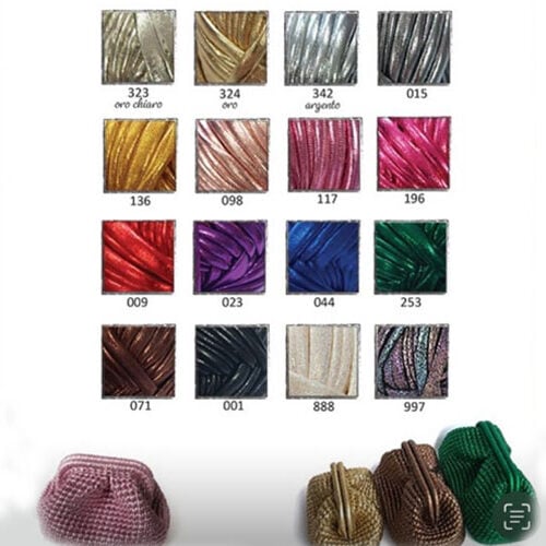 glossy fettuccia micropoliestere metallizzata gr 100/45 mt