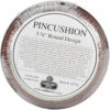 Puntaspilli tondo con base in legno cm 19,3, da ricamare - immagine 2