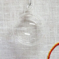 Pallina vetro trasparente mm 40