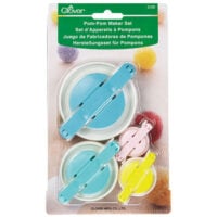 pom-pom Maker Set,  clover 3129 4 pezzi