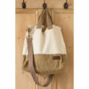 Tote bag, DMC Eco-Vita kaki/ecrù