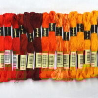 Kit 16 ricamo anchor 25, matassina 30 mt