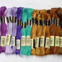 Kit 16 ricamo anchor 25, matassina 30 mt