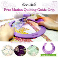free motion quilting guide grip/guide per  trapuntatura, sew mate