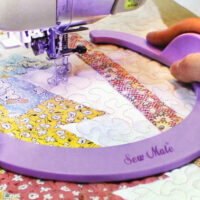 Patc423c Free motion quilting guide grip, guida per trapuntatura, sew mate