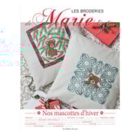 Les broderies de marie e cie n°24, nos mascottes d'iver