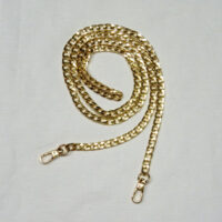 Catenella per borsetta cm 119, metallo colore oro-argento