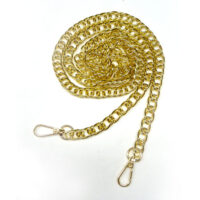 Catenella per borsetta cm 115, metallo colore oro-argento