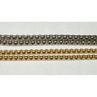 Catenella per borsetta cm 120, metallo colore oro-argento