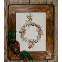 Orange wreath (autumn),  collezione 36/2024 , Renato Parolin