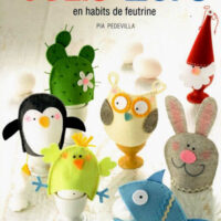jolis oeufs en habitat de feutrine, Pia Pedevilla