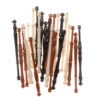 Fuselli inglesi in materiale PRD con foro per perline kit 24 pezzi