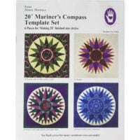 mariner's compass 20" template set, marti michell 8704