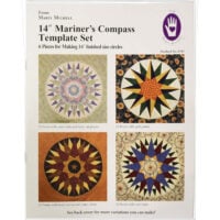 mariner's compass 14"template set, marti michell 8703