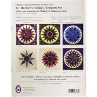 mariner's compass 14"template set, marti michell 8703