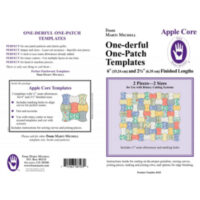 Apple Core, one-derful one-patch templates,  marti michell 8103