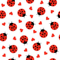 Coccinelle100% cotone altezza cm 150 multipli di 50 cm