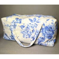 Borsa portatombolo "rose blu" by Magazzino 18