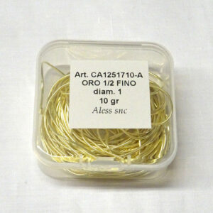 Napoli mezzo fino verniciato 2s oro, "frisone n°9"  cordoncino gr 10