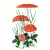 gerda bengtsson rod fluesvamp/fungo cm 20 x 30 - immagine 2