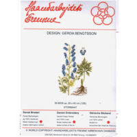 gerda bengtsson  stormhat/ranuncolo cm 29 x 40 kit 30-6039