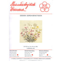 gerda bengtsson  tjaerenellike/chiodi di garofano cm 34 x 34 kit 30-1674