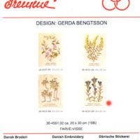 gerda bengtsson klokke-ensian/campanule blu cm 20 x 30 kit 30-4551