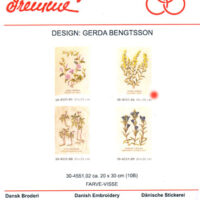 gerda bengtsson farve-visse/ginestra cm 20 x 30 kit 30-4551